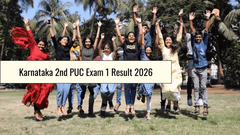 Karnataka 2nd PUC Exam 1 Result 2026