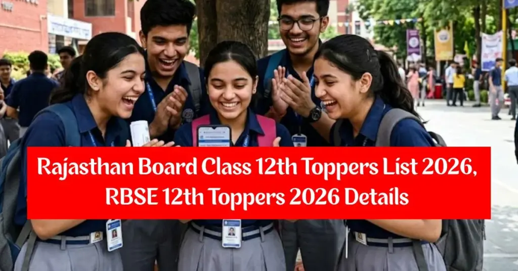 RBSE 12th Toppers List 2026