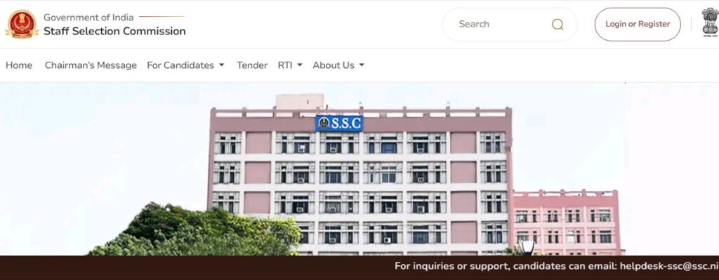 SSC CHSL Hall Ticket for Tier 2 Exam