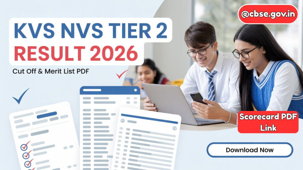 KVS NVS Tier 2 Result 2026