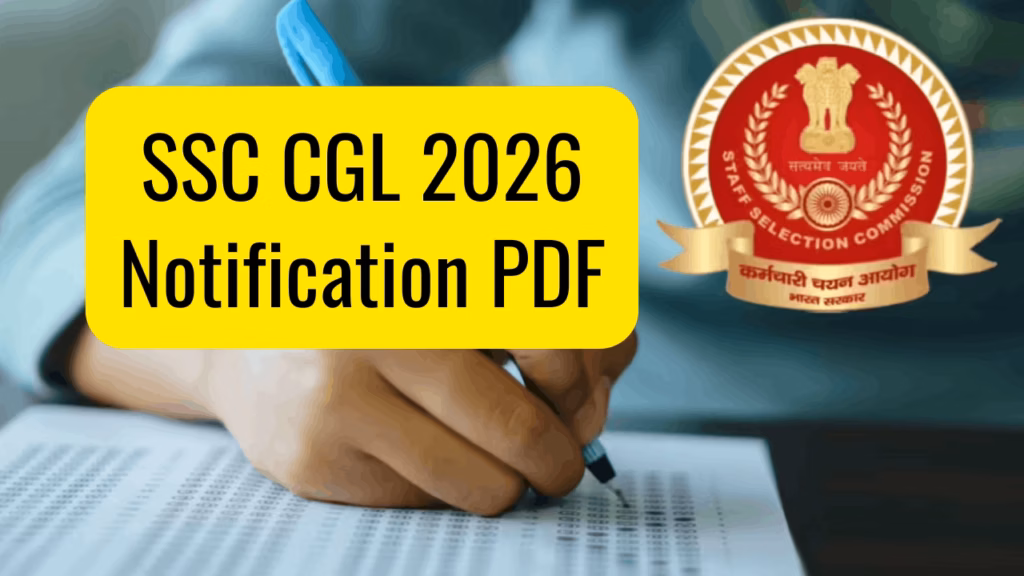 SSC CGL 2026 Notification PDF