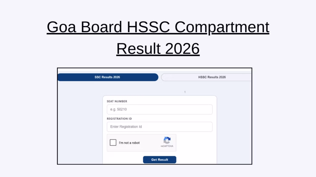 Goa Board HSSC Compartment Result 2026: Check GBSHSE Class 12th Compartment Results 1 Goa Board HSSC Compartment Result 2026